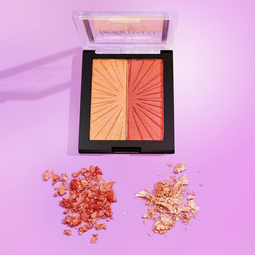 wet n wild MegaGlo Blushlighter| Blush & Highlighter Duo| Shimmer Metallic Finish| Flash Me - Image 8